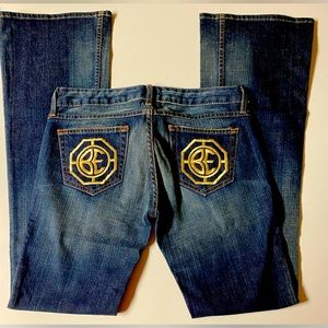 NEW! Women’s BeBe Dark Wash Flare Jeans